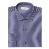 Camisa a rayas cuello italiano M/L