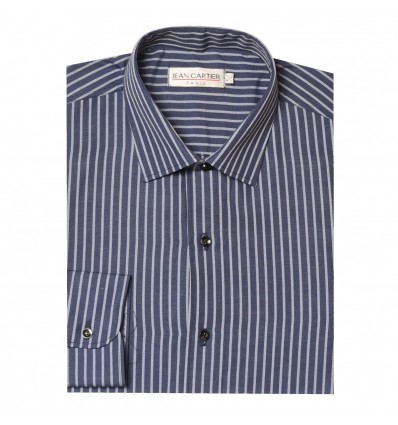 Camisa a rayas cuello italiano M/L