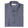Camisa a rayas cuello italiano M/L
