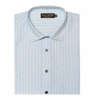 Camisa a rayas cuello italiano M/L
