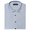 Camisa a rayas cuello italiano M/L