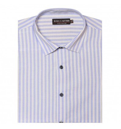 Camisa a rayas cuello italiano M/L