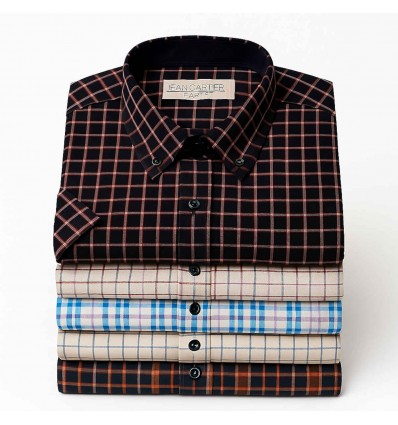 Camisa a cuadros M/C