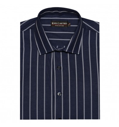 Camisa a rayas cuello italiano M/L
