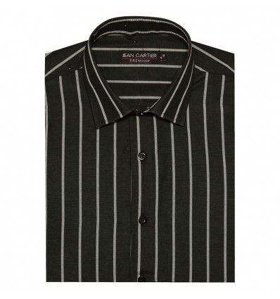 Camisa a rayas cuello italiano M/L