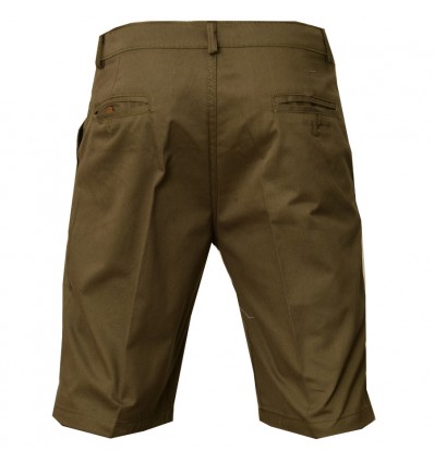 Bermuda de gabardina pinzada