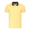 Chomba de jersey cuello combinado