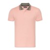 Chomba de jersey cuello combinado