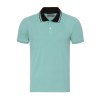 Chomba de jersey cuello combinado