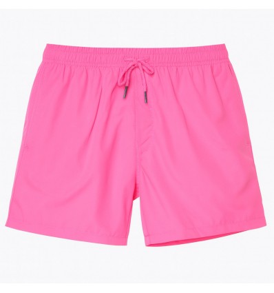 Short de baño liso con spandex