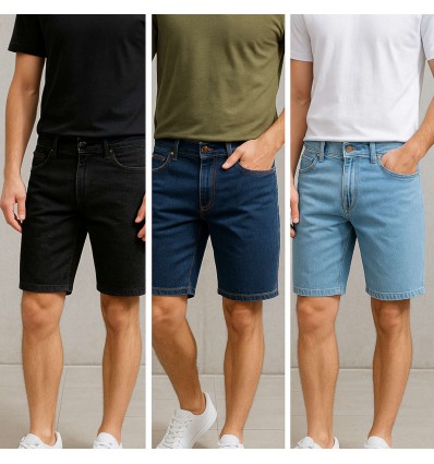 PACK X 4 BERMUDAS DE JEAN