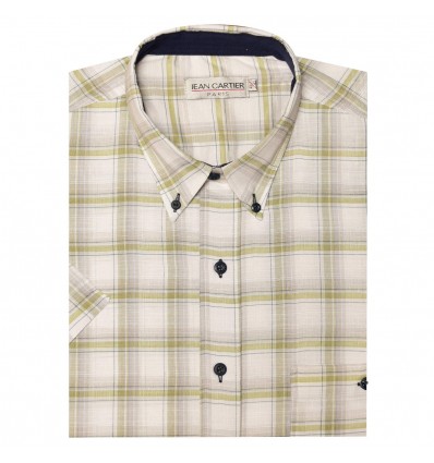 Camisa a cuadros M/C