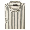 Camisa de lino a rayas M/C