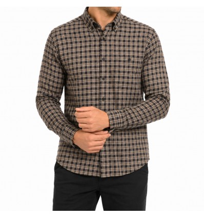 Camisa de viyela a cuadros M/L