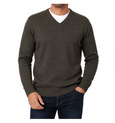 Sweater escote "V" Jean Cartier