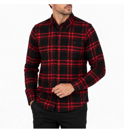 Camisa de viyela a cuadros M/L