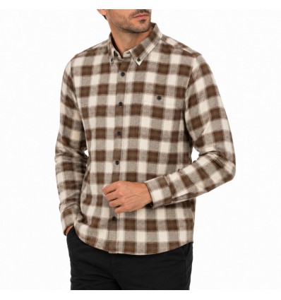 Camisa de viyela a cuadros M/L