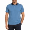 Chomba de jersey cuello combinado