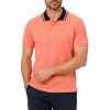 Chomba de jersey cuello combinado