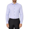 Camisa a rayas cuello italiano M/L