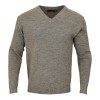 Sweater liso escote "V"