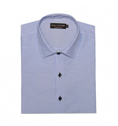 Camisa a rayas cuello italiano M/L