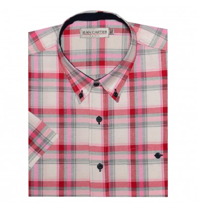 Camisa a cuadros M/C