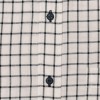 Camisa de lino a cuadros M/C