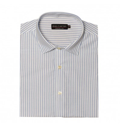 Camisa a rayas cuello italiano M/L