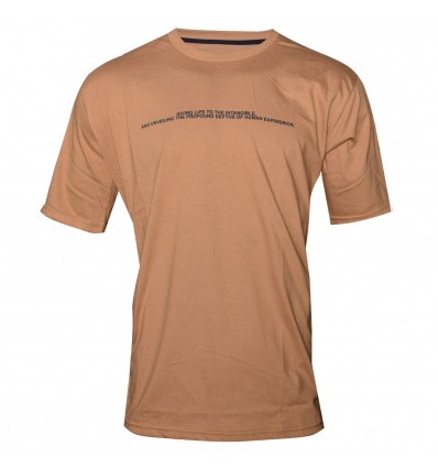 Remera estampada T.Esp. M/C