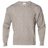 Sweater labrado rombitos escote "O"
